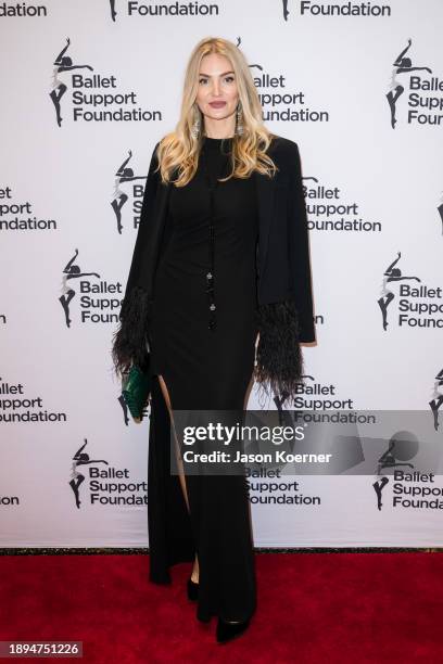 Anna Tim attends the Ballet Support Foundation Gala “Holiday Season With Ballet Stars” at Adrienne Arsht Center for the Performing Arts on December...