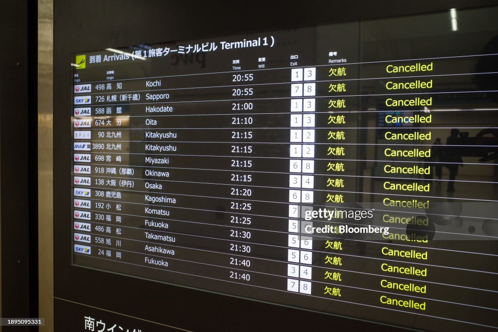 Japan Airlines Plane on Fire on Runway at Tokyo's Haneda Airport
