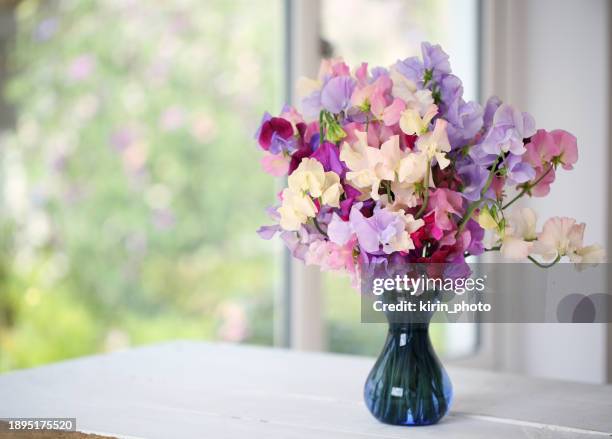 flower arrangement - antirrhinum majus stockfoto's en -beelden