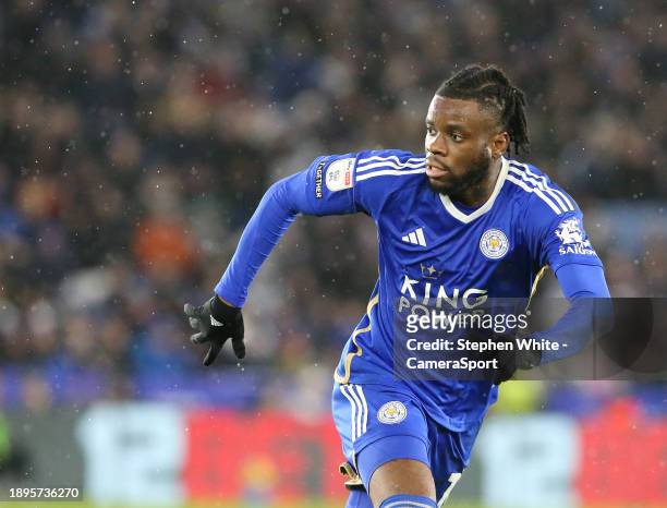 Leicester City's Stephy Mavididi during the Sky Bet Championship match between Leicester City and Huddersfield Town at The King Power Stadium on...