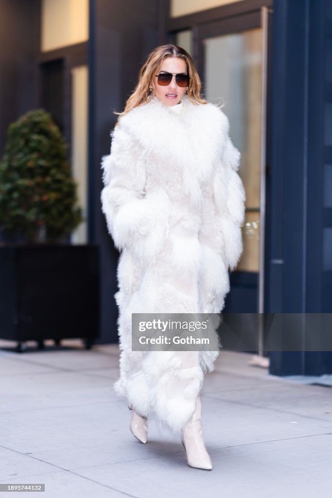 Celebrity Sightings In New York City - December 30, 2023