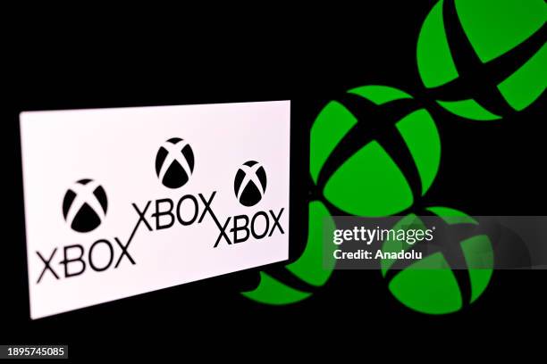 In this photo illustration, Xbox logo is being displayed on a mobile phone screen in Ankara, Turkiye on January 02, 2024.