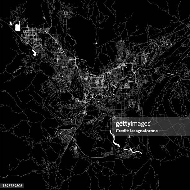 St George Utah Usa Vector Map High-Res Vector Graphic