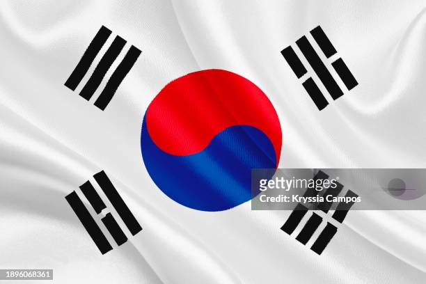 flag of south korea - daejeon stock pictures, royalty-free photos & images