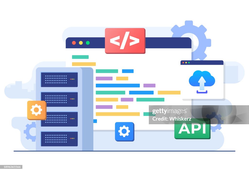 Application Programming Interface Concept Api Provides The Interface ...