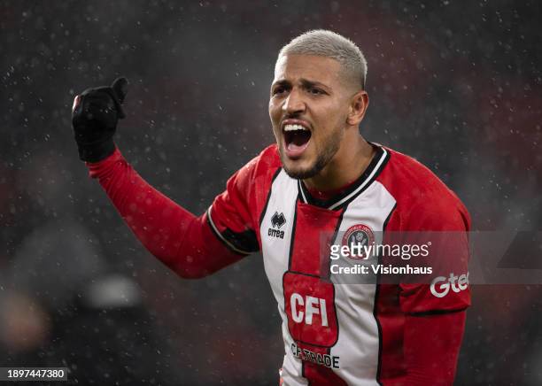 Vinicius de Souza Costa of Sheffield United after the Premier League match between Sheffield United and Brentford FC at Bramall Lane on December 9,...