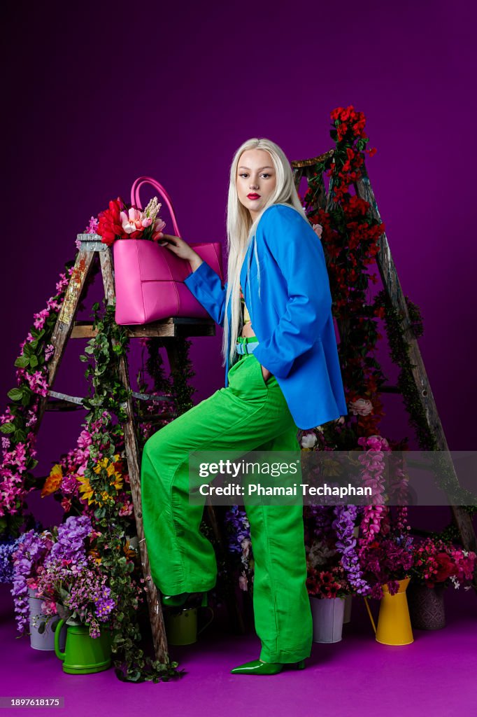 Beautiful fashionable woman
