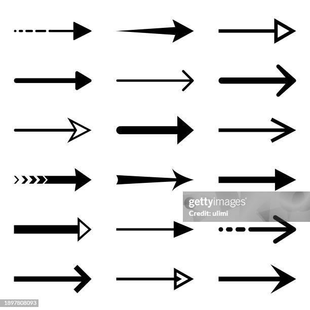 arrows - 023 stock illustrations