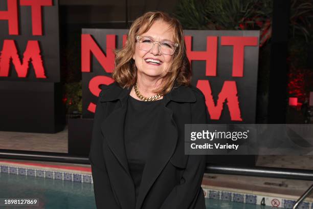 Nancy Lenehan at the premiere of "Night Swim" held at Hotel Figueroa on January 3, 2024 in Los Angeles, California.