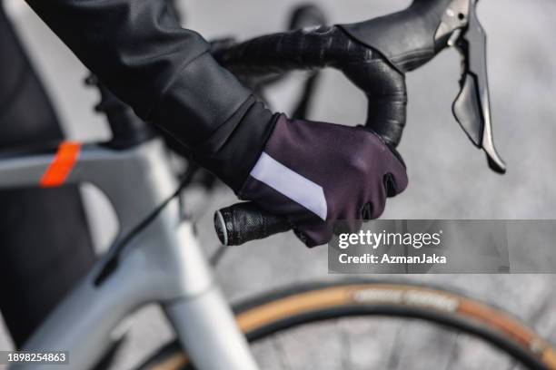 cycling gear close-up - triathlon gear stock pictures, royalty-free photos & images