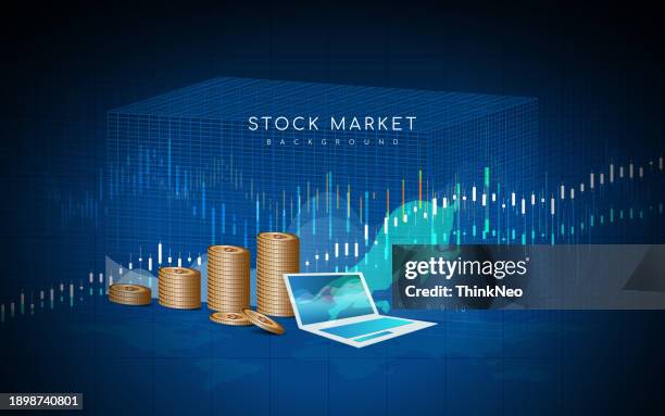uptrend abstract background. - value stream stock illustrations