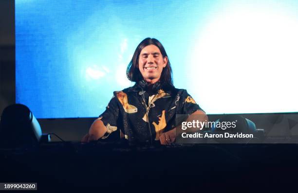 Gryffin performs onstage at The Fontainebleau Miami Beach NYE 2024 Celebration with Cardi B And DJ Gryffin at Fontainebleau Miami Beach on December...