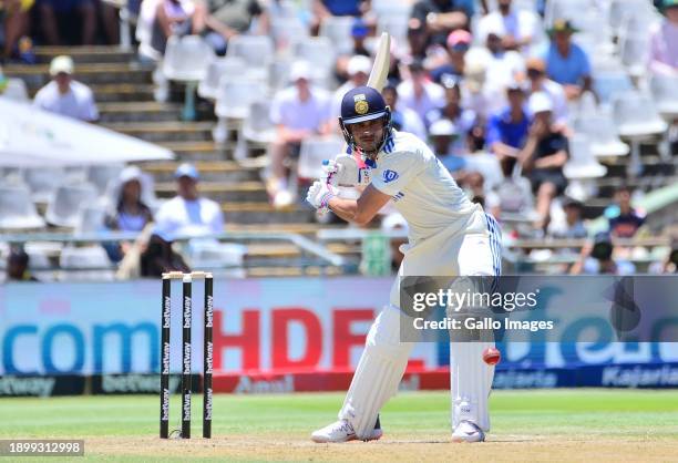 Shubman Gill of India during day 2 of the 2nd Test match between South Africa and India at Newlands Cricket Ground on January 04, 2024 in Cape Town,...