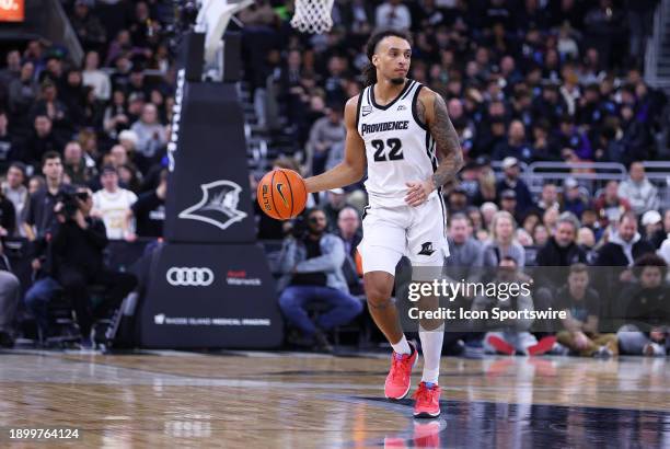 Providence Friars guard Devin Carter in action during the college basketball game between Seton Hall Pirates and Providence Friars on January 3 at...