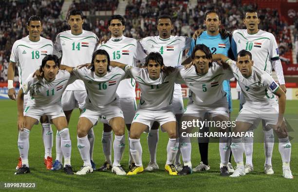 Iraqi players Mahdi Karim, Salam Shaker, Ali Rahima, Qusai Munir, Mohammed Qassid, Yunes Mahmud, Hawar Mulla Mohammed, Samal Said, Alaa Abdulzahra,...