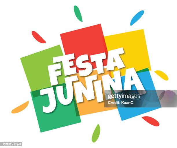 june festival. festa junina party design vector stock illustration, brazilian traditional celebration festa junina party - festa stock illustrations