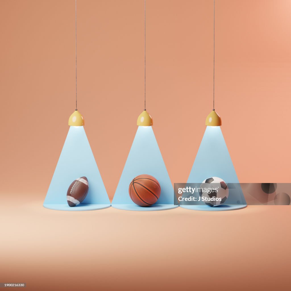 Conceptual image of ballsports