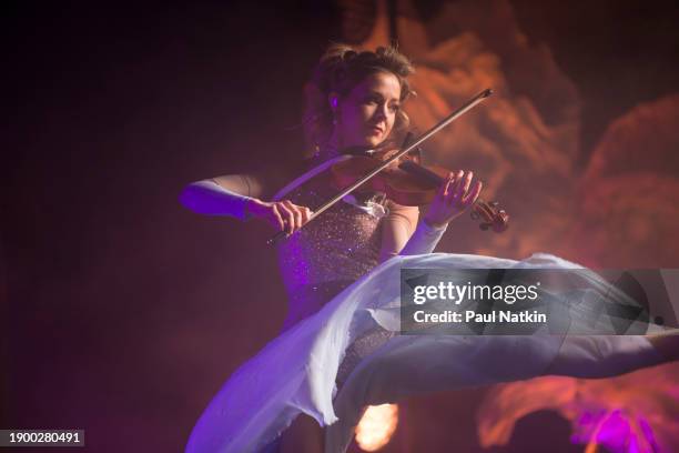 American Violinist Lindsey Sterling at the Auditorium Theater In Chicago, Ilinois, December 31, 2023.