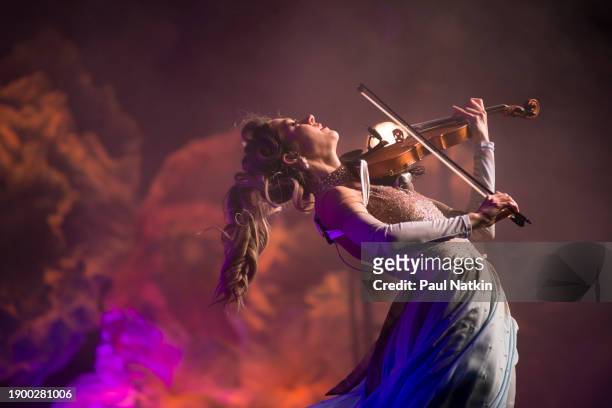American Violinist Lindsey Sterling at the Auditorium Theater In Chicago, Ilinois, December 31, 2023.