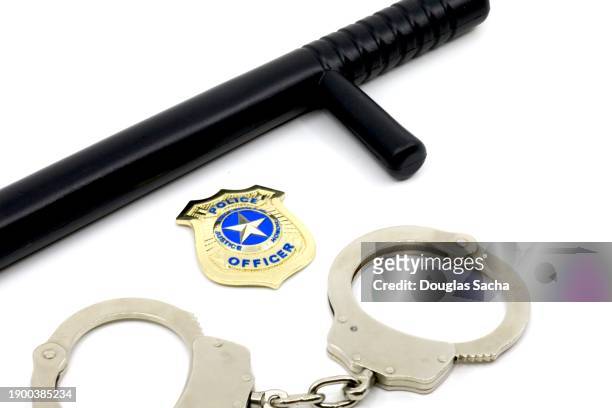 police officers equipment for service - military badge stock pictures, royalty-free photos & images