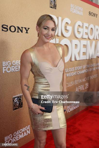 Mikaela Mayer at the World Premiere of Affirm Films and Sony Pictures Entertainment BIG GEORGE FOREMAN: THE MIRACULOUS STORY OF THE ONCE AND FUTURE...