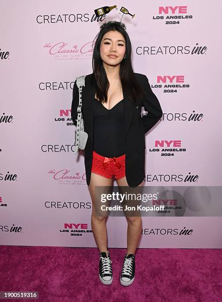 Cindy Zheng attends Creators Inc NYE 2024 on December 31, 2023 in Los