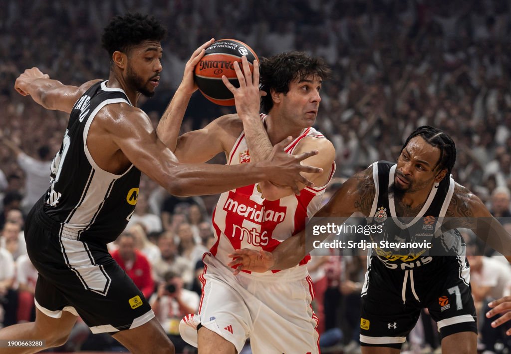 Crvena Zvezda Meridianbet Belgrade v Partizan Mozzart Bet Belgrade - Turkish Airlines EuroLeague