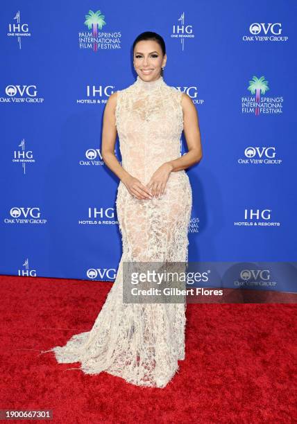 Eva Longoria at the 2024 Palm Springs International Film Festival Film Awards held at the Palm Springs Convention Center on January 4, 2024 in Palm...