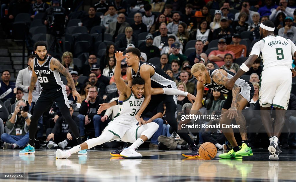 Milwaukee Bucks v San Antonio Spurs