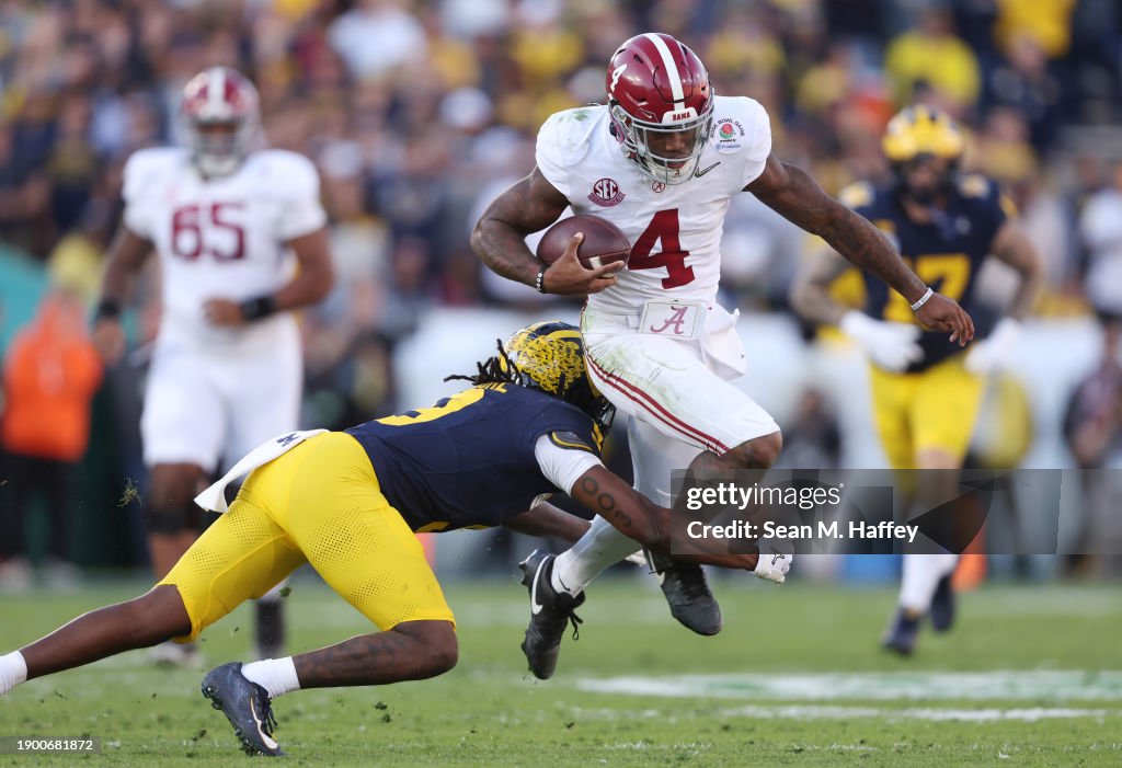 Rose Bowl Game - Alabama v Michigan