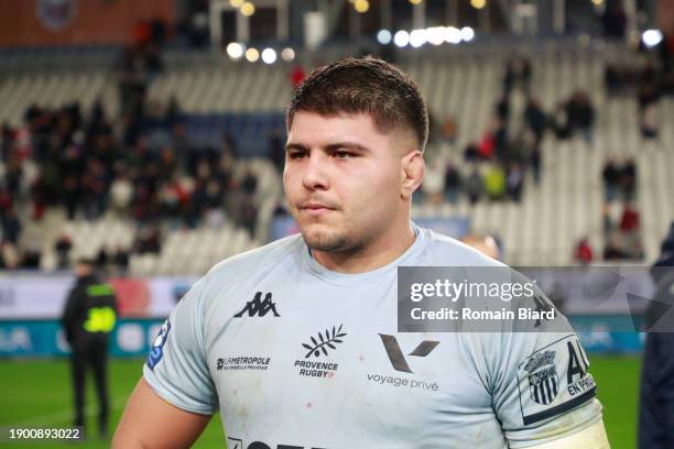 Nicolas Gabriel TOTH of Provence Rugby during the Pro D2 match between FC Grenoble Rugby and Rugby Club Vannes at Stade des Alpes on January 4, 2024...