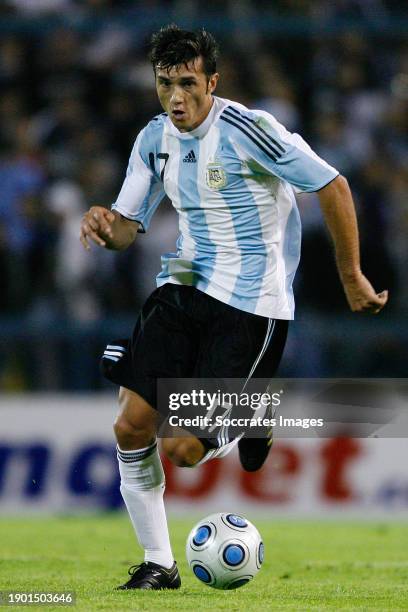 Argentina Jesus Datolo during the World Cup Qualifier match between Argentina v Brazil on September 5, 2009