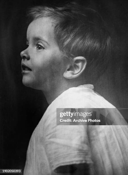 British Royal Patricia Mountbatten, as a young girl, United Kingdom, circa 1925. Patricia is the daughter of Louis Mountbatten, Earl Mountbatten of...