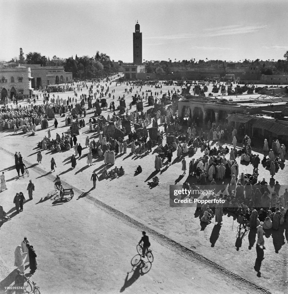 City Of Marrakesh In Morocco