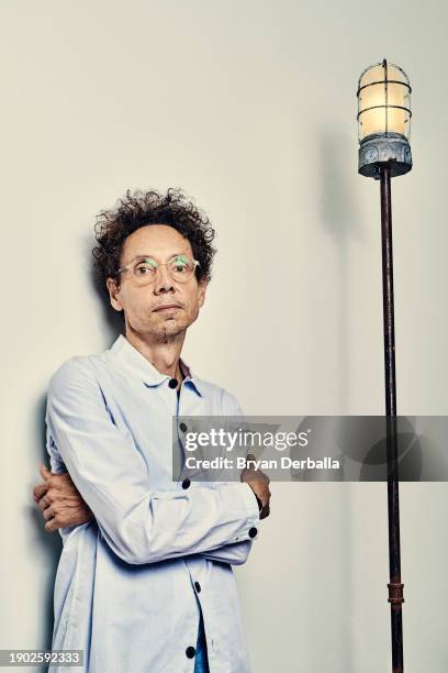 Journalist and author Malcolm Gladwell is photographed for New York Times on July 30, 2019 in New York City. PUBLISHED IMAGE.