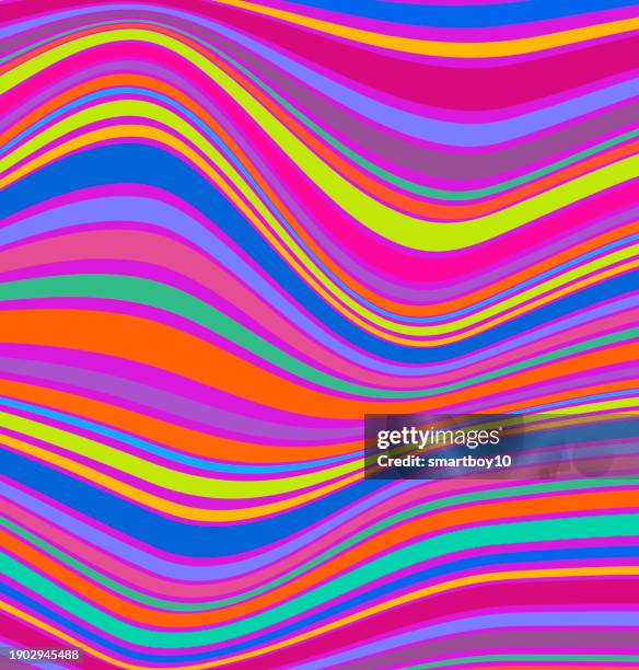 coloured distorted stripes - slide background stock illustrations