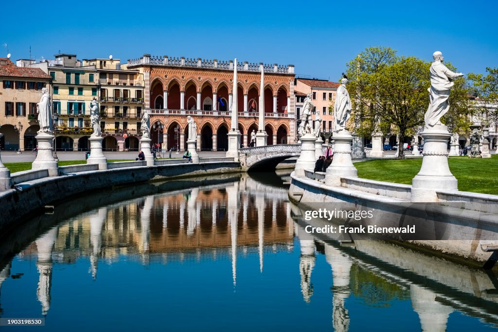 Loggia Amulea, a neo-Gothic building and fire station, seen...