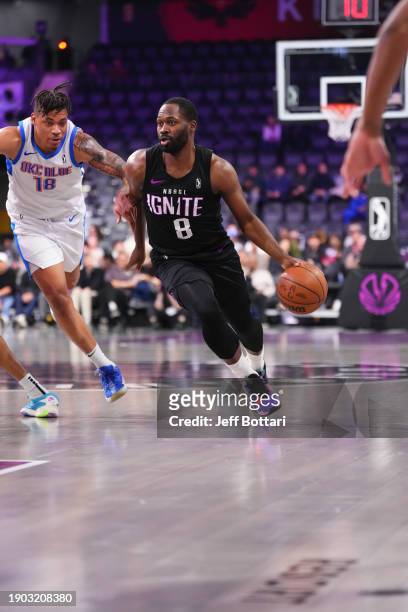 Jeremy Pargo of G League Ignite goes to the basket during the game on January 5, 2024 at The Dollar Loan Center in Henderson, Nevada. NOTE TO USER:...