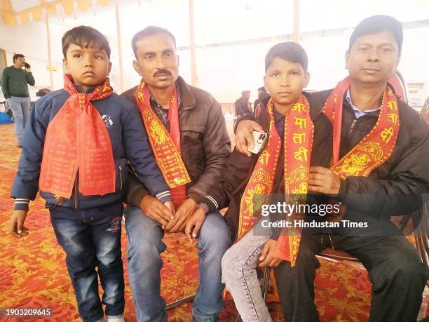 Shivam Kumar with his father Nand Kishore, a farmer in Samastipur, and Vishal Kumar with his father Jaiprakash of Vaishali, who underwent bone marrow...