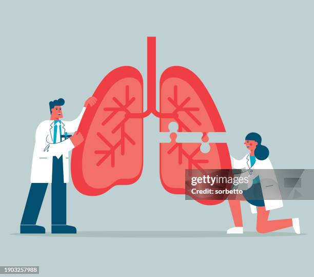 illustrazioni stock, clip art, cartoni animati e icone di tendenza di donazione di polmoni umani - attrezzatura per la respirazione artificiale