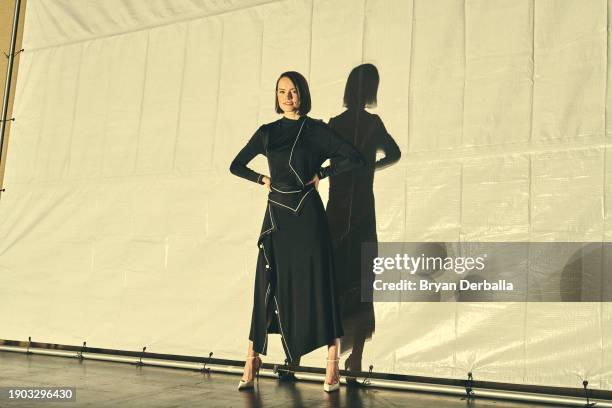 Daisy Ridley of 'Star Wars: The Rise of Skywalker' is photographed for New York Times on December 3, 2019 in Pasadena, California.