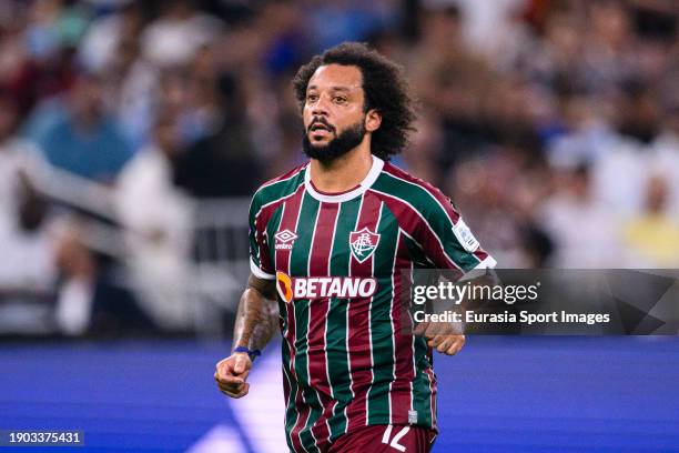 Marcelo Vieira of Fluminense runs in the field during the FIFA Club World Cup Final match between Manchester City and Fluminense at King Abdullah...