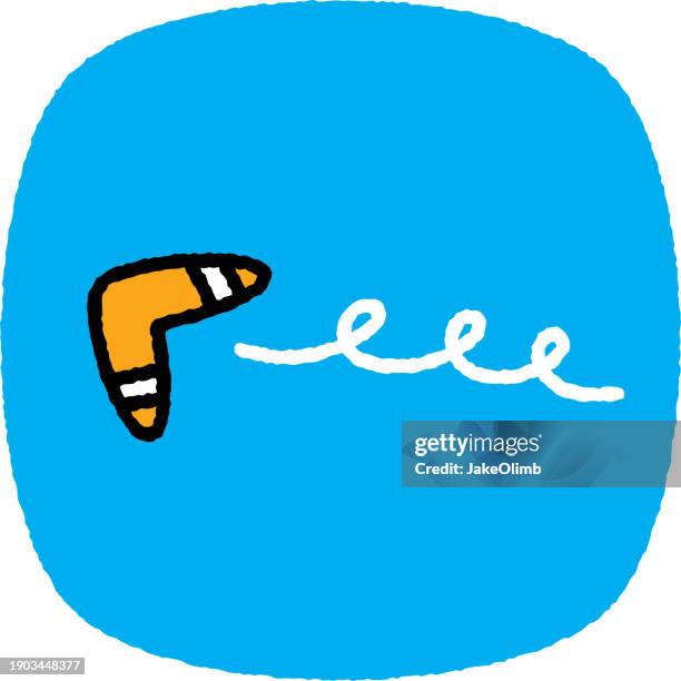 boomerang doodle 7 - streamline stock illustrations