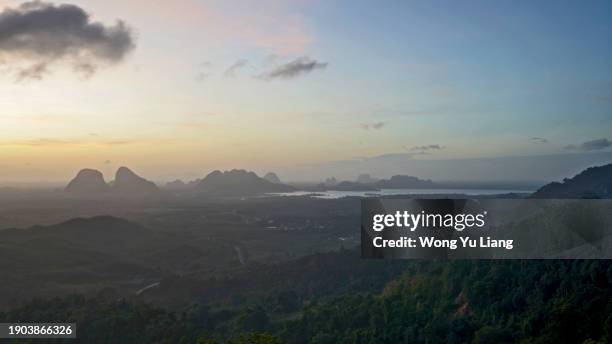 sunrise at wang kelian, perlis , malaysia - perlis state park stock pictures, royalty-free photos & images