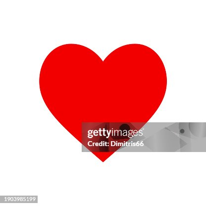 Heart flat icon Heart flat icon