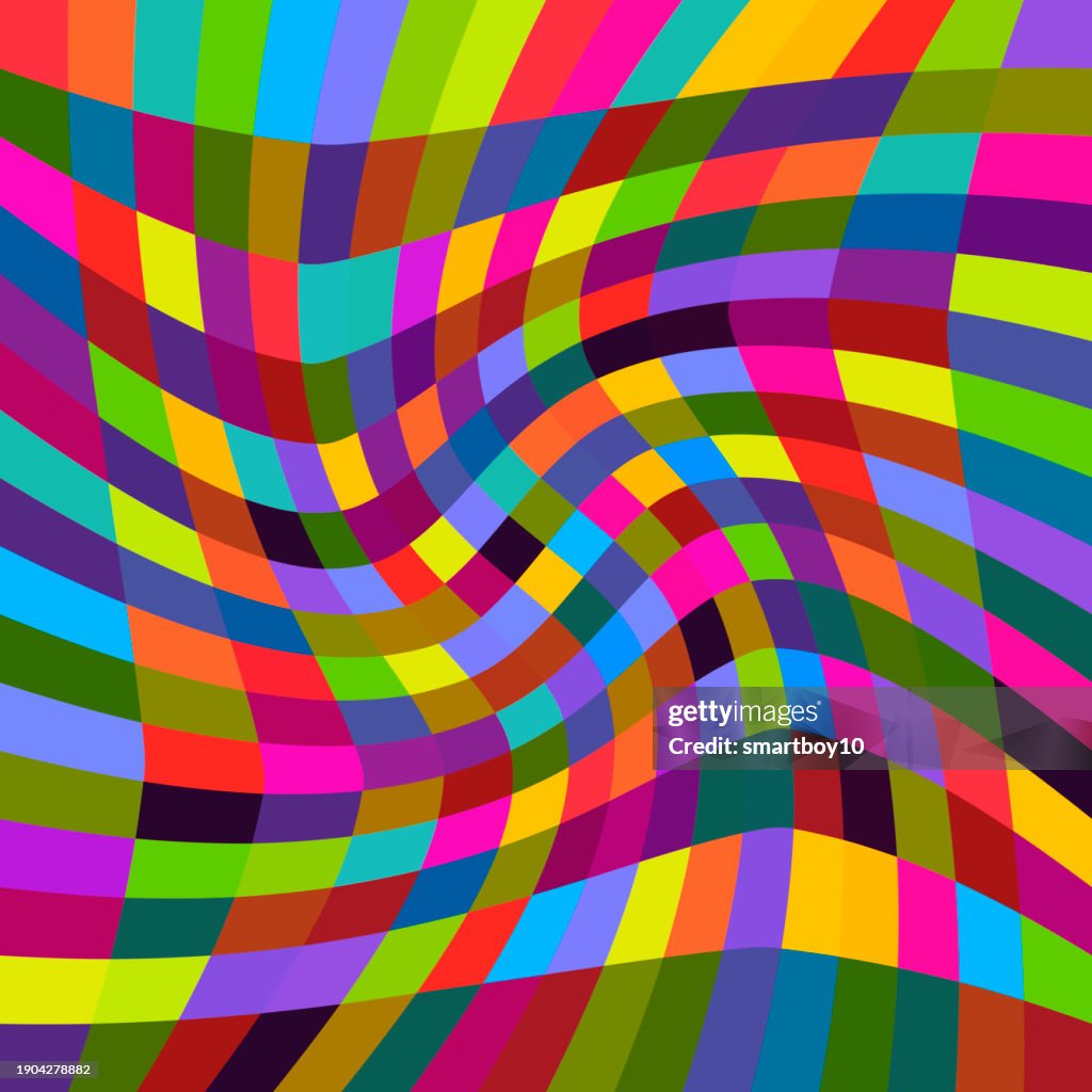 Checker Pattern Distorted High-Res Vector Graphic - Getty Images