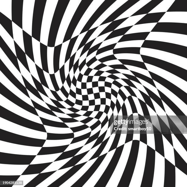 Checker Pattern Bar Checker Pattern Distorted Black And White High-Res Vector Graphic ...