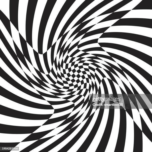 Checker Pattern Distorted Black And White High-Res Vector Graphic ...