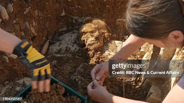 Archeological activity takes place at a rare, early medieval cemetery that has been unearthed in Cardiff, Wales. The cemetary is thought to date to...