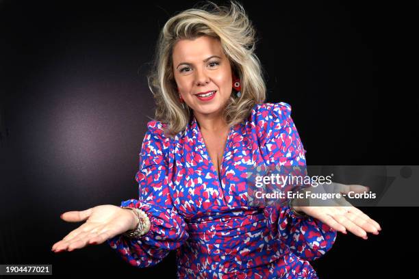 Cindy Lopes poses during a portrait session in Paris, France on .